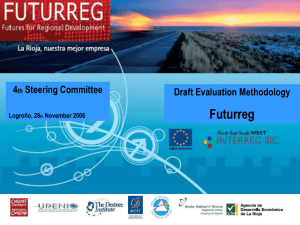 Futurreg 4 Steering Committee Draft Evaluation Methodology