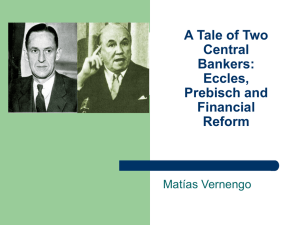 A Tale of Two Central Bankers: Eccles,