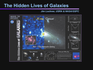 The Hidden Lives of Galaxies Jim Lochner, USRA &amp; NASA/GSFC