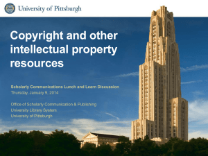 Copyright and other intellectual property resources