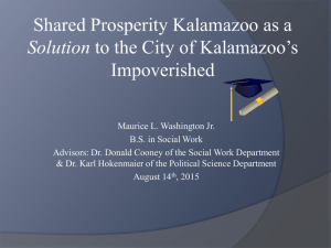 Shared Prosperity Kalamazoo as a Impoverished Solution