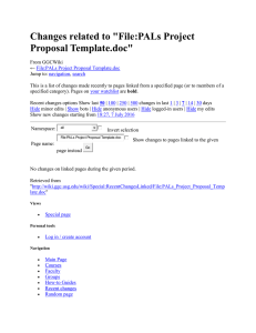 Changes related to &#34;File:PALs Project Proposal Template.doc&#34;
