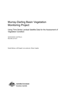 Murray-Darling Basin Vegetation Monitoring Project Vegetation Condition
