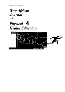 of West African Journal Physical
