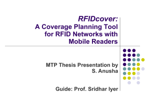 RFIDcover: A Coverage Planning Tool for RFID Networks with Mobile Readers
