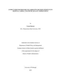 A STRUCTURED METHOD FOR COLLABORATIVE DECISION-MAKING IN IN-