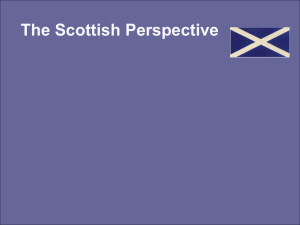 The Scottish Perspective