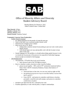 Office of Minority Affairs and Diversity Student Advisory Board