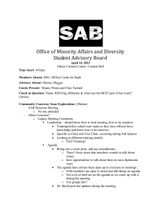 Office of Minority Affairs and Diversity Student Advisory Board