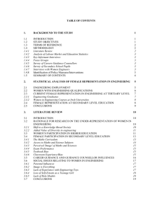 TABLE OF CONTENTS 1. BACKGROUND TO THE STUDY 1