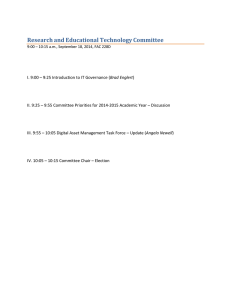 Research and Educational Technology Committee