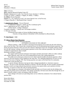 EC#12 Indiana State University Approved,. Faculty Senate 2006-07