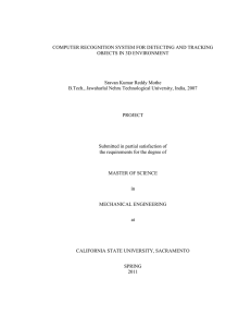 COMPUTER RECOGNITION SYSTEM FOR DETECTING AND TRACKING OBJECTS IN 3D ENVIRONMENT