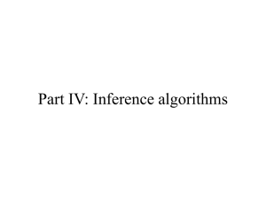 Part IV: Inference algorithms