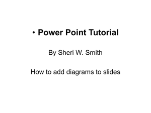 Power Point Tutorial By Sheri W. Smith