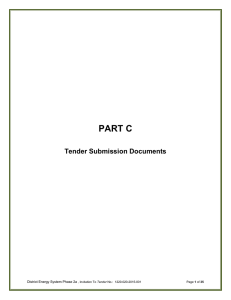 PART C  Tender Submission Documents