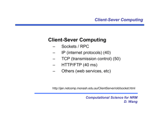 Client-Sever Computing