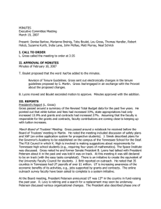MINUTES Executive Committee Meeting March 19, 2007