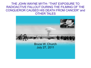 “THAT EXPOSURE TO THE JOHN WAYNE MYTH-