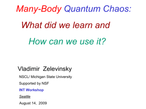 Many-Body Quantum Chaos: What did we learn and How can we use it?
