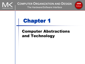 Chapter 1 Computer Abstractions and Technology C
