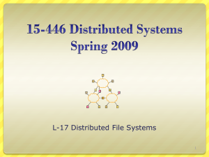 L-17 Distributed File Systems 1