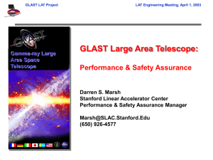 GLAST Large Area Telescope: Performance &amp; Safety Assurance