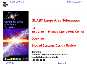 GLAST Large Area Telescope: LAT Instrument Science Operations Center Overview