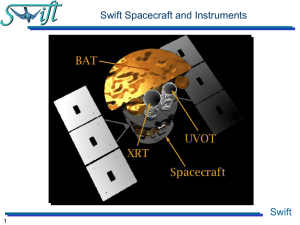 Swift Swift Spacecraft and Instruments 1