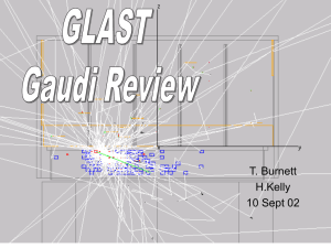 T. Burnett H.Kelly 10 Sept 02 Gaudi code review