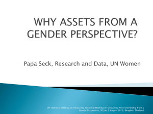 Papa Seck, Research and Data, UN Women