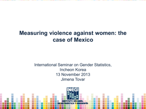 Measuring violence against women: the case of Mexico Incheon Korea