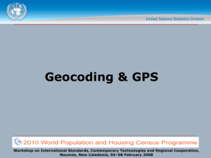 Geocoding &amp; GPS