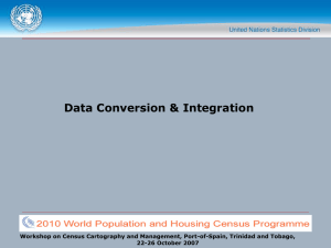 Data Conversion &amp; Integration 22-26 October 2007