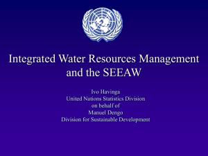 Integrated Water Resources Management and the SEEAW