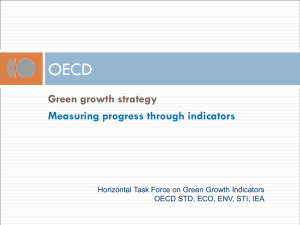 OECD Green growth strategy Measuring progress through indicators