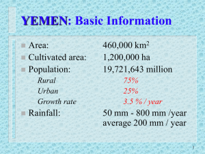 YEMEN: Basic Information