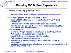 Running MC &amp; User Experience