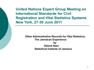 United Nations Expert Group Meeting on International Standards for Civil