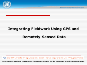 Integrating Fieldwork Using GPS and Remotely-Sensed Data