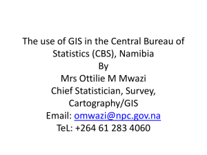 The use of GIS in the Central Bureau of By
