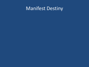 Manifest Destiny