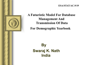 By Swaraj K. Nath India A Futuristic Model For Database