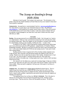 The Scoop on Gooding’s Group 2015-2016