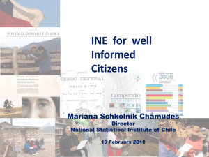INE  for  well Informed Citizens Mariana Schkolnik Chamudes