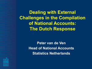 Dealing with External Challenges in the Compilation of National Accounts: The Dutch Response