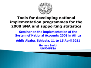 Tools for developing national implementation programmes for the