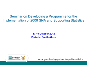 Seminar on Developing a Programme for the 17-19 October 2012