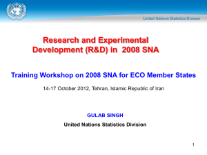 Research and Experimental Development (R&amp;D) in  2008 SNA