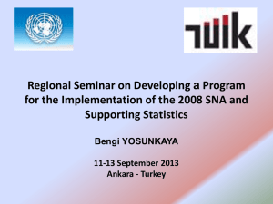 Regional Seminar on Developing a Program Supporting Statistics